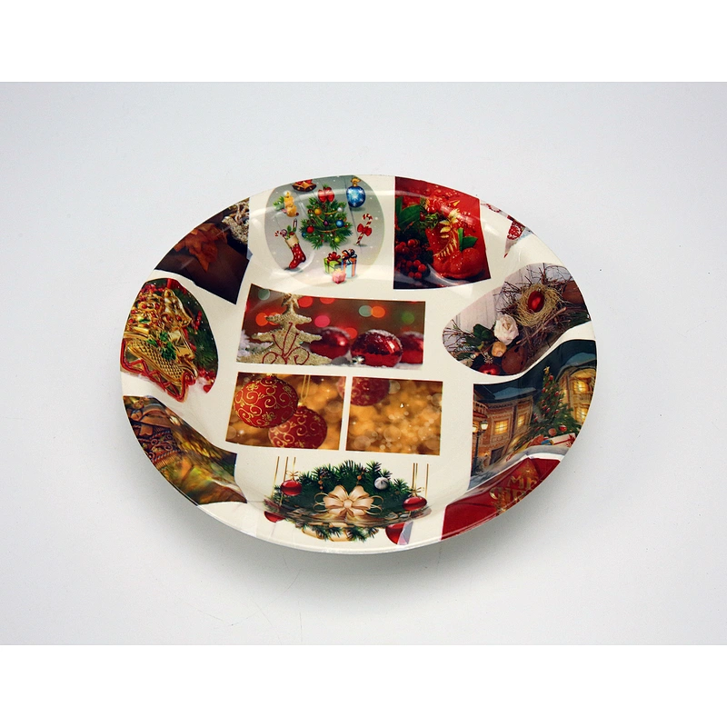 Large food plastic serving tray,plastic cup holder tray,coffee printed plastic tray