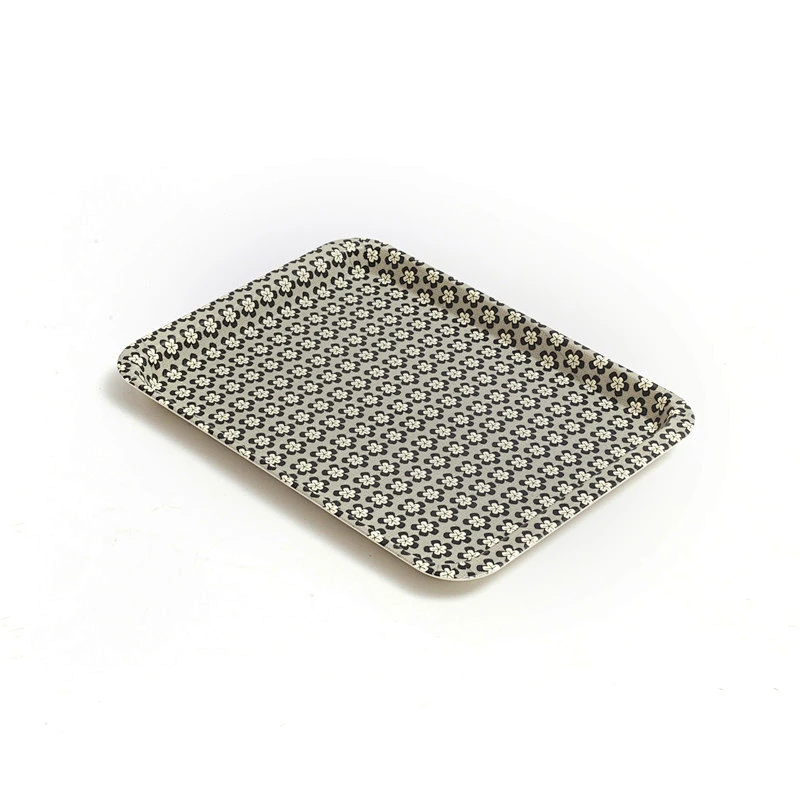 custom western design serving tray,rectangular large size food tray,hot sale serving plastic tray