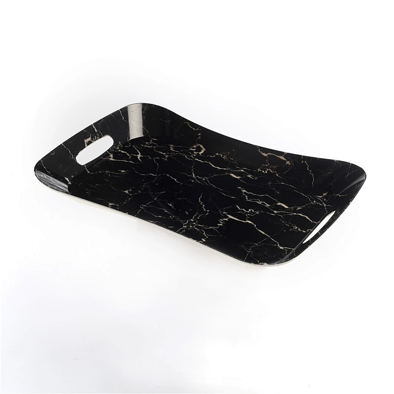 Good price promotion gift flower design hole  shape tray
