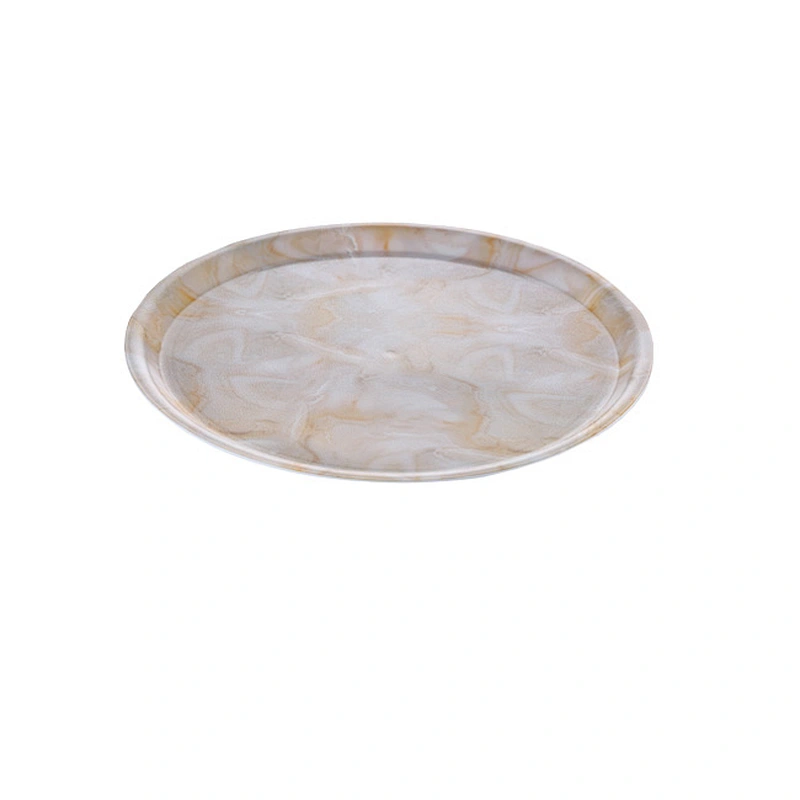 Wholesale round shape Custom Design Plastic Tray