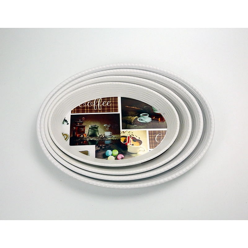 Printed white  cutlery set and  food  gold charger plate
