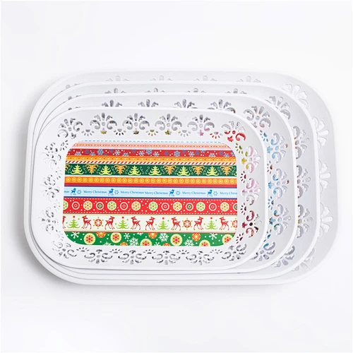 Large deep rectangular shallow and hollow out plastic tray,for vegetable and fruit plastic tray