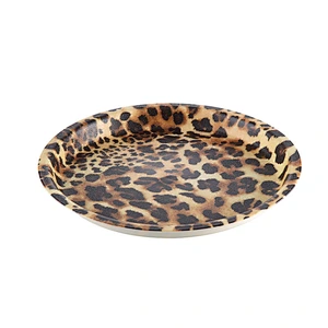 NON-Silp  PP Material OEM/ODM serving tray round serving tray