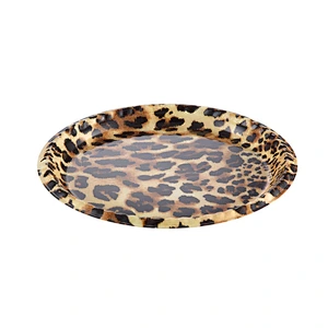 custom plastic tray promotion christmas holiday tray full printing plastic tray