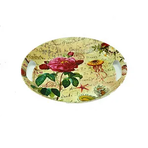 Full Printed  SGS certified high quality plastic serving trays with lids