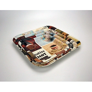 custom square shape plastic serving tray,advantage of service plastic tray,small size decorative plastic tray