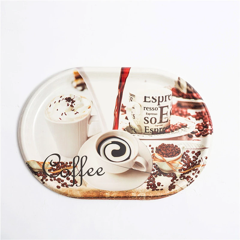 New item hot sales design of custom plastic hotel coffee trays