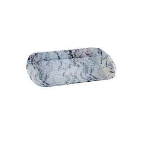 bar  tray  christmas rectangular food  plastic handle tray printed flowers plastic tray