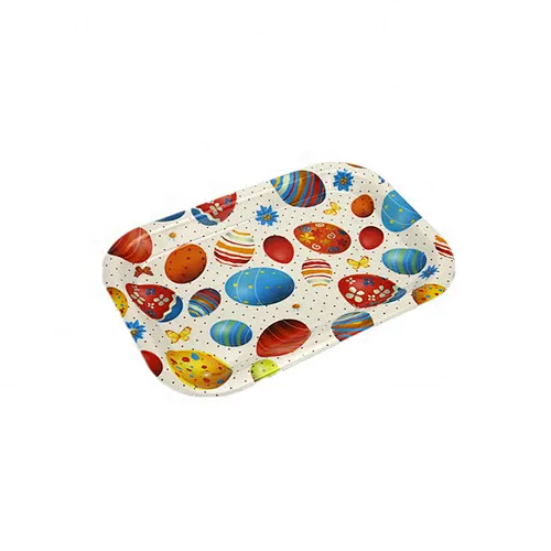 Wholesale plastic print candle for home decor washing machine tray
