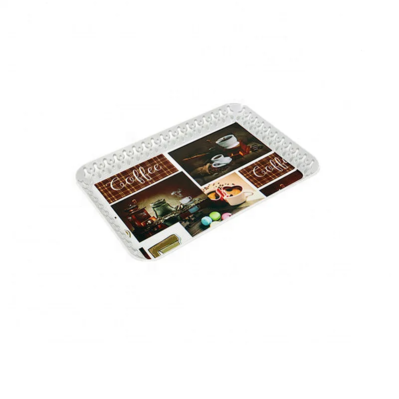 Chinese new year plastic food candy cake plastic tea tray