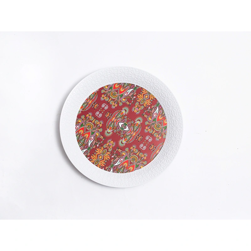 High quality Diameter 35 cm  round shape cheap factory serving tray for hotel