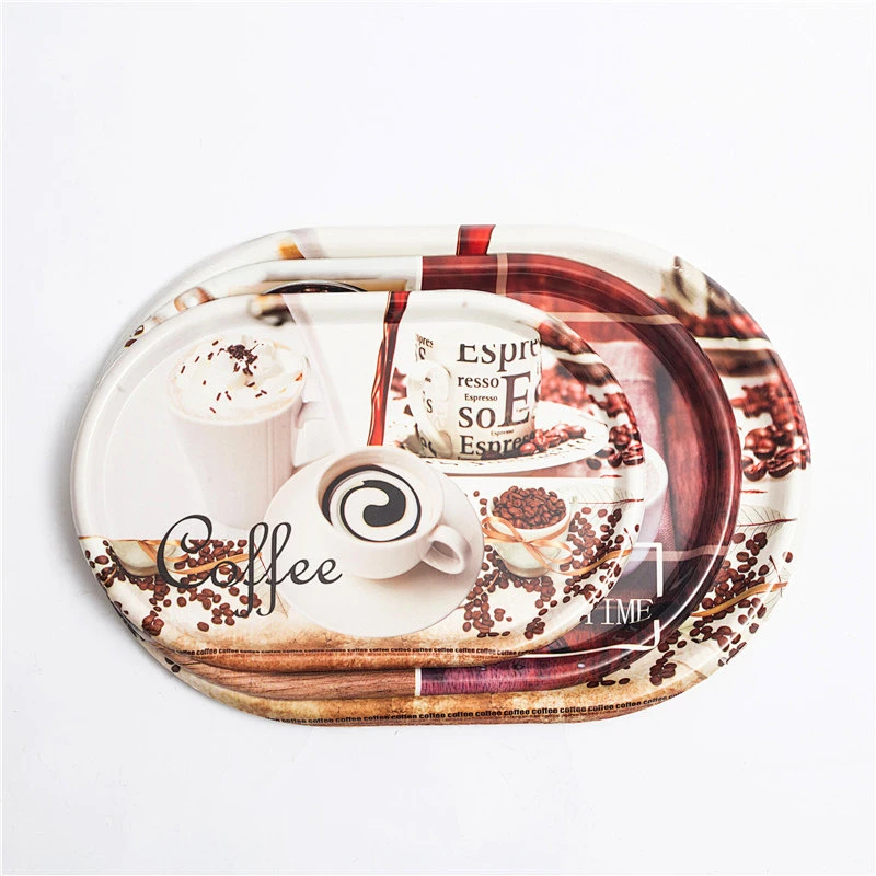 New item hot sales design of custom plastic hotel coffee trays