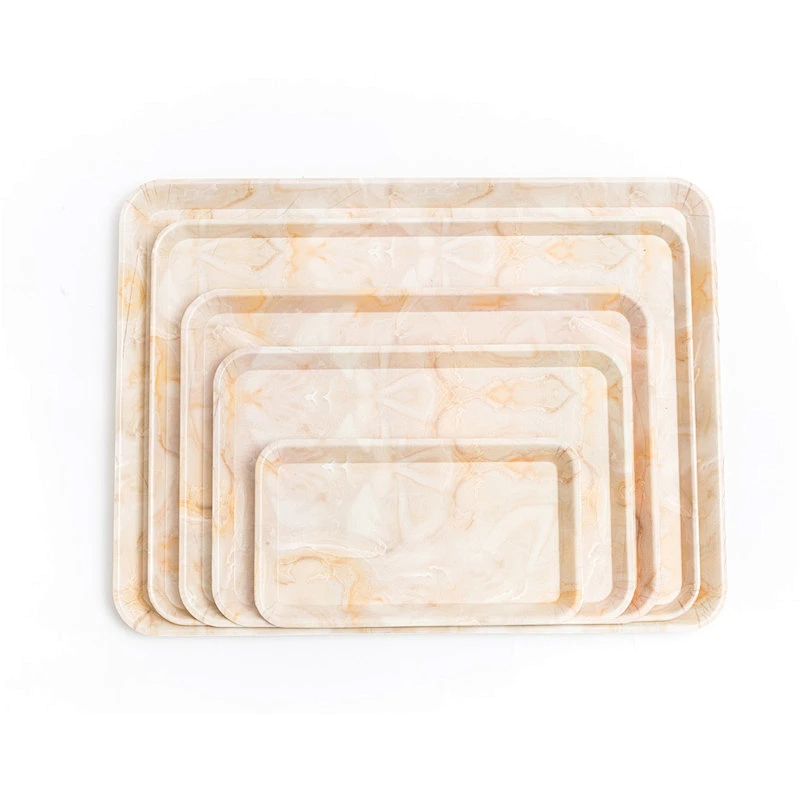 Factory printing service tray  food serving dinnerware service ramadan tray