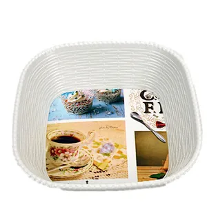 Square large plastic tray plastic coffee and cake tray new  arrival latest design serving plastic tray