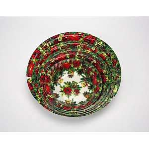 Hot sale serving plastic tray   western design plastic tray custom large shallow plastic tray