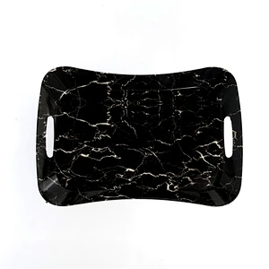 Good price promotion gift flower design hole  shape tray