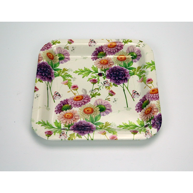 Clear square PP plastic tray,large deep square shallow plastic tray,promotion gifts plastic tray