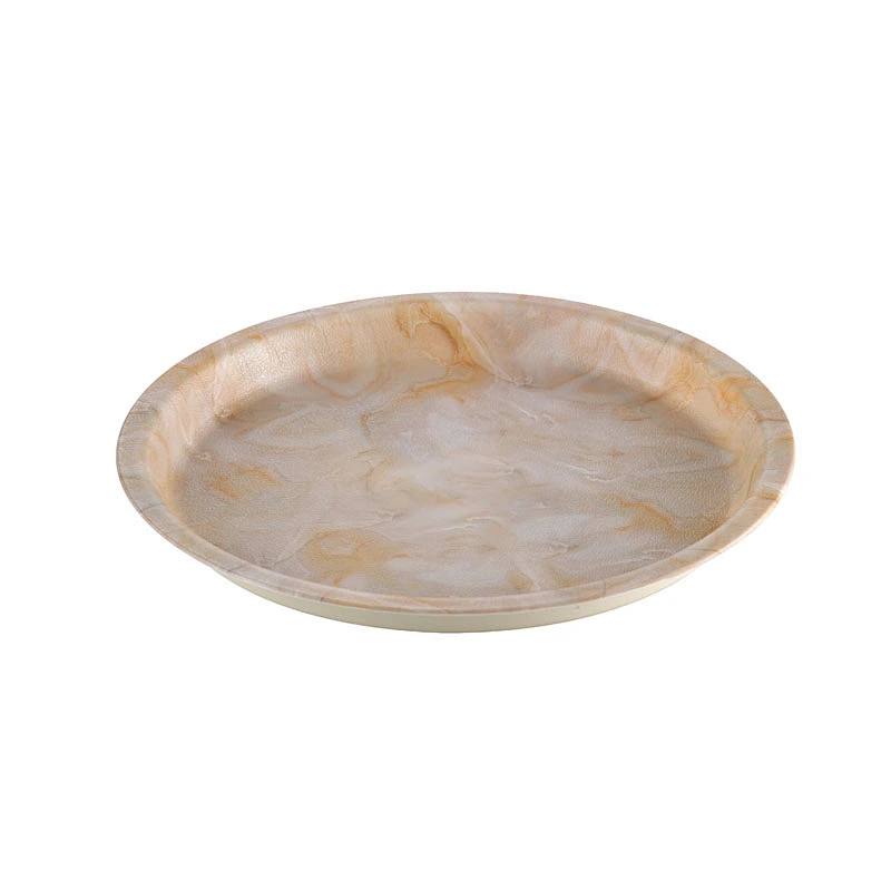 Round Disposal Plastic Food/Fruit Container Packaging Tray Party Tray