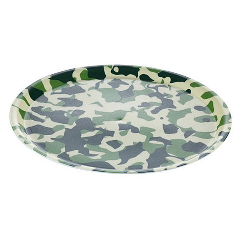 custom plastic tray promotion christmas holiday tray  printing flower plastic tray