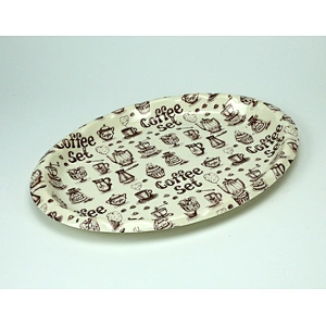 safe, non-toxic and reusable fruit decoration round serving tray