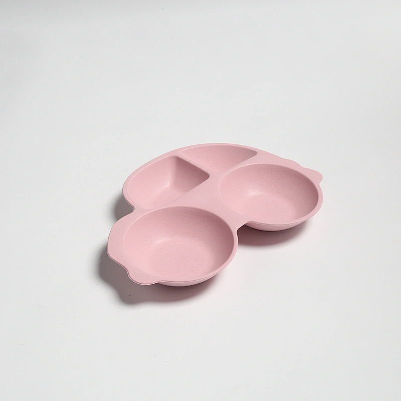 The high quality Non-toxic and harmless for children Wheat straw tray