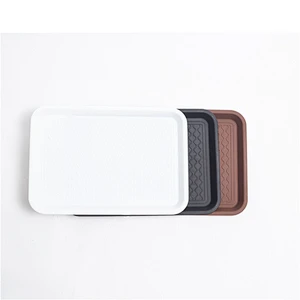 Durable plastic airline Atlas non slip tray home  restaurant serving tray