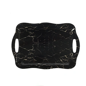 New design of plastic tray,large size with handle plastic tray,cheap food grade plastic tray