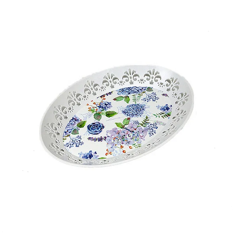 Wholesale big dubai  charger plate unbreakable melamine serving tray