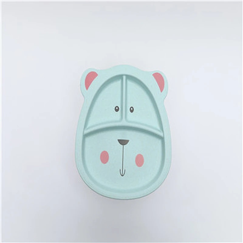 Custom  Eco-friendly baby felt disper storage  bamboo children plates babay plate sets
