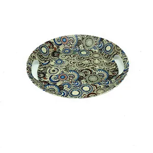 Full Printed  SGS certified high quality plastic serving trays with lids