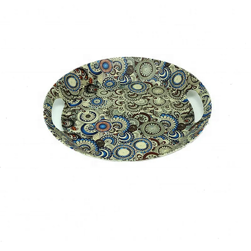 Full Printed  SGS certified high quality plastic serving trays with lids