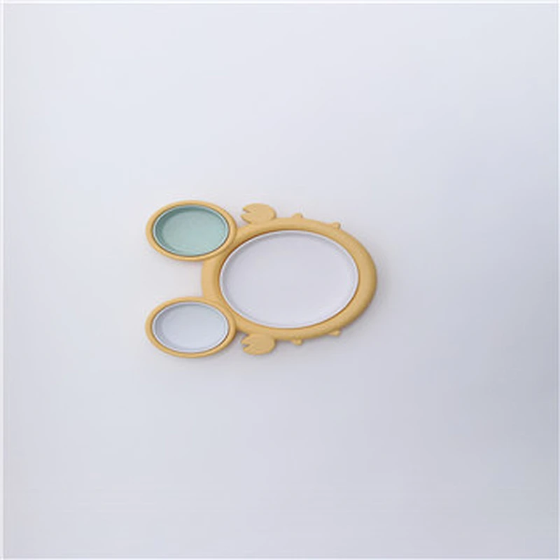 Straw material children's plates are safe and non-toxic