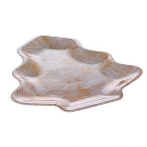 plastic christmas tree shaped food serving tray