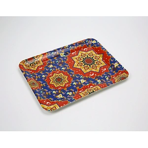 Top custom plastic serving tray,food large decorative plastic tray,promotional food plastic tray