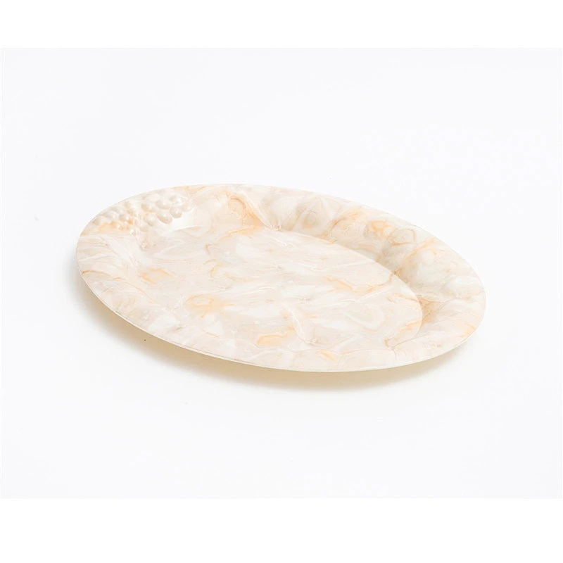 custom oval lunch plastic tray  high quality plastic tray hot sale snacks cake plastic tray