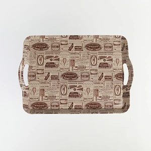 reusable dinnerware high quality rectangular with the handle plates