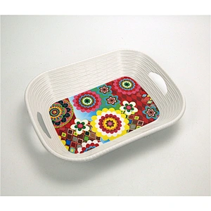 Custom Large plastic fruit tray white food plastic tray vegetable plastic tray