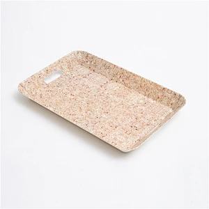Eco-friendly Custom Printing Unique Design Restaurant Big Deep Food Serving Tray
