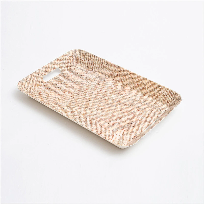 Eco-friendly Custom Printing Unique Design Restaurant Big Deep Food Serving Tray