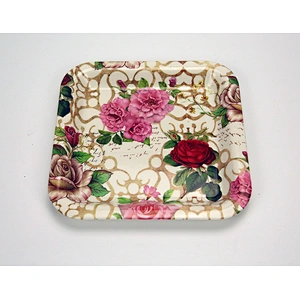 Clear square PP plastic tray,large deep square shallow plastic tray,promotion gifts plastic tray