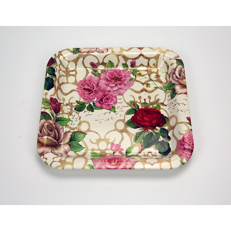 Clear square PP plastic tray,large deep square shallow plastic tray,promotion gifts plastic tray