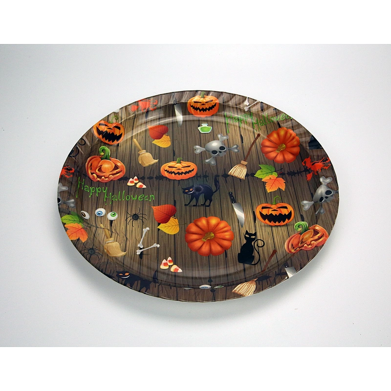 Plastic round fruit trays, Plastic charger plates, Serving plates