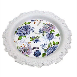 large coffee series plastic trays round Gift trays supermarket promotion trays