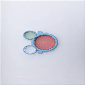 Straw material children's plates are safe and non-toxic