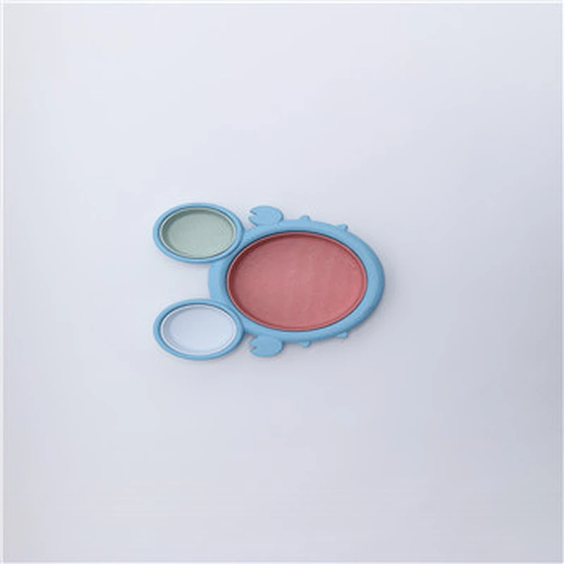 Straw material children's plates are safe and non-toxic