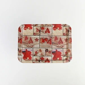 colored serving plastic tray large deep rectangular shallow tray full printing serving tray