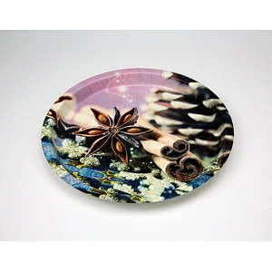promotion gift plastic tray,custom plastic plates,round plastic serving plates