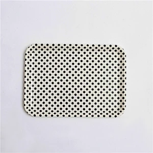 Hot sell Reusable eco bio reusable plastic tray fast food serving trays