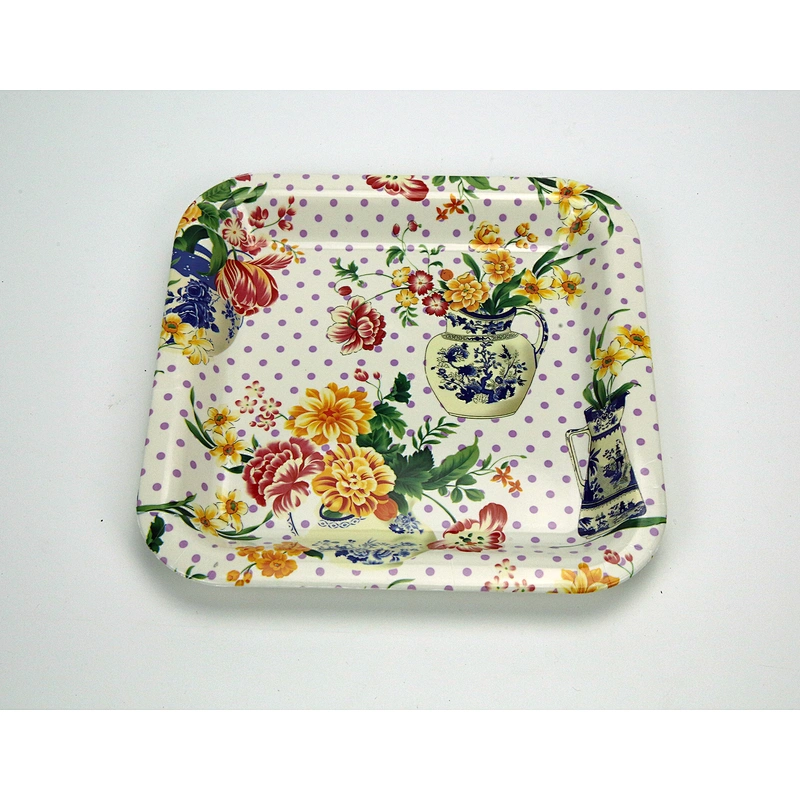 Clear square PP plastic tray,large deep square shallow plastic tray,promotion gifts plastic tray