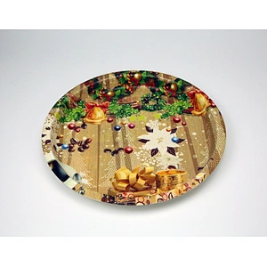 promotion gift plastic tray,custom plastic plates,round plastic serving plates